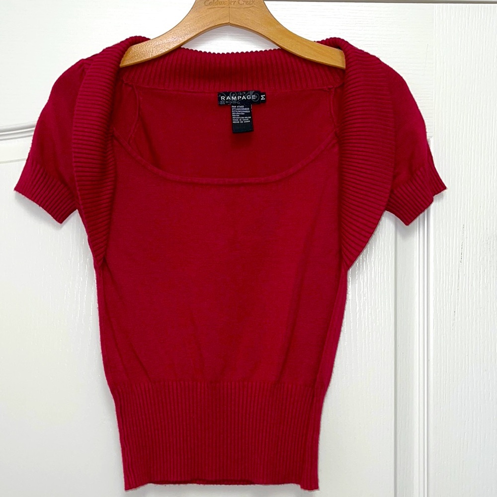 Rampage Woman’s Short Sleeve Top - Size M